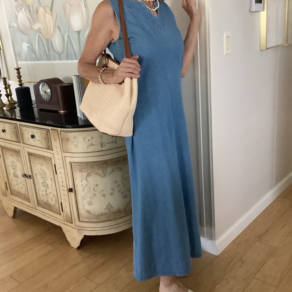 Denim Maxi dress